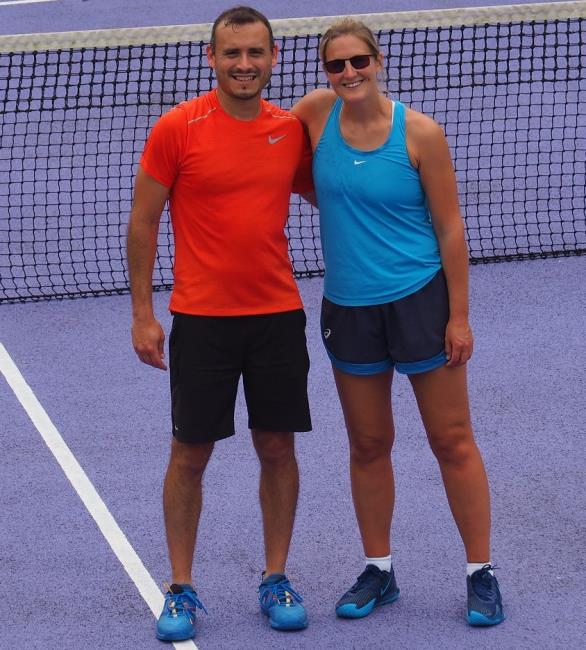 Marco Coronado and Ceri Coleman-Phillips - mixed doubles Marco Coronado and Ceri Coleman-Phillips - mixed doubles